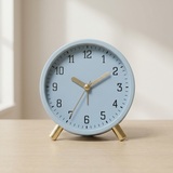Scandinavian Silent Table Clock - Minimalist Design for Desk or Table