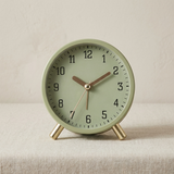 Scandinavian Silent Table Clock - Minimalist Design for Desk or Table