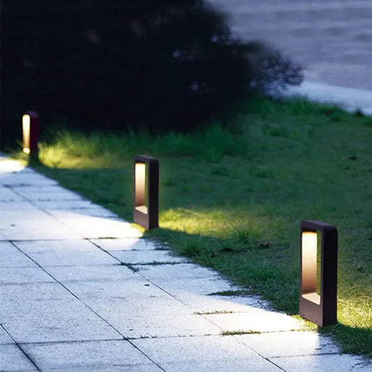 Scandinavian Solar Outdoor Ground Lights - Weatherproof LED Garden Illumination