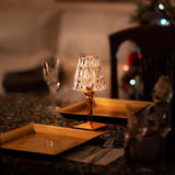 Seona - Cordless Table Lamp with Adjustable Brightness & Crystal Design