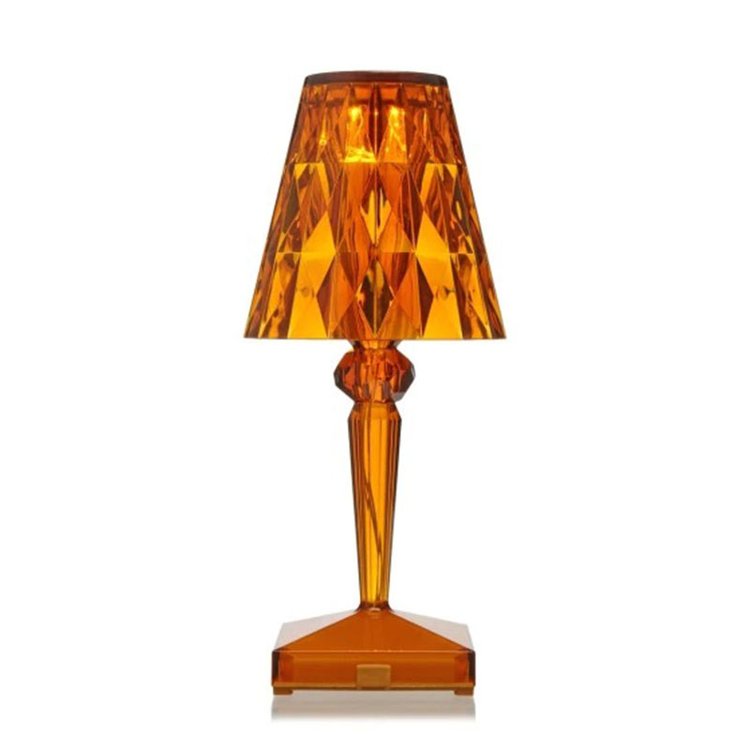 Seona - Cordless Table Lamp with Adjustable Brightness & Crystal Design