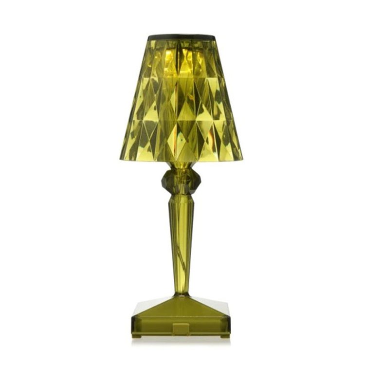 Seona - Cordless Table Lamp with Adjustable Brightness & Crystal Design