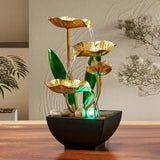 Serene Lotus - Indoor Water Fountain with LED Lighting