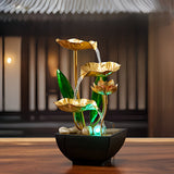 Serene Lotus - Indoor Water Fountain with LED Lighting