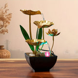 Serene Lotus - Indoor Water Fountain with LED Lighting
