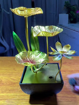 Serene Lotus - Indoor Water Fountain with LED Lighting