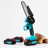 SharpEdge 6-Inch Cordless Electric Chainsaw with Dual Battery