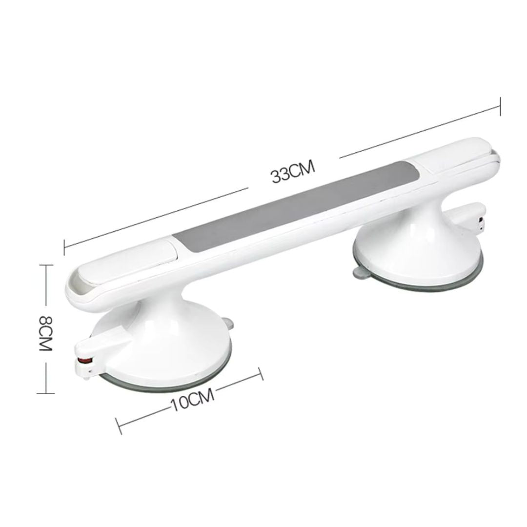 Shower Grab Rail - Tool-Free Installation, Anti-Slip Grip, Smart Safety Indicators