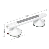 Shower Grab Rail - Tool-Free Installation, Anti-Slip Grip, Smart Safety Indicators