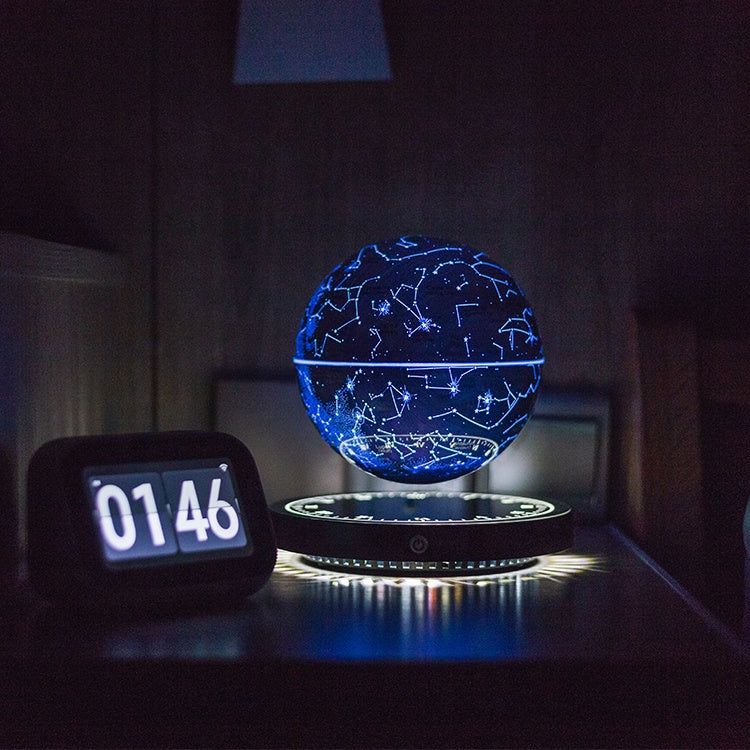 SkyOrbit Magnetic Levitation Constellation Lamp - 360° Rotating Star Map