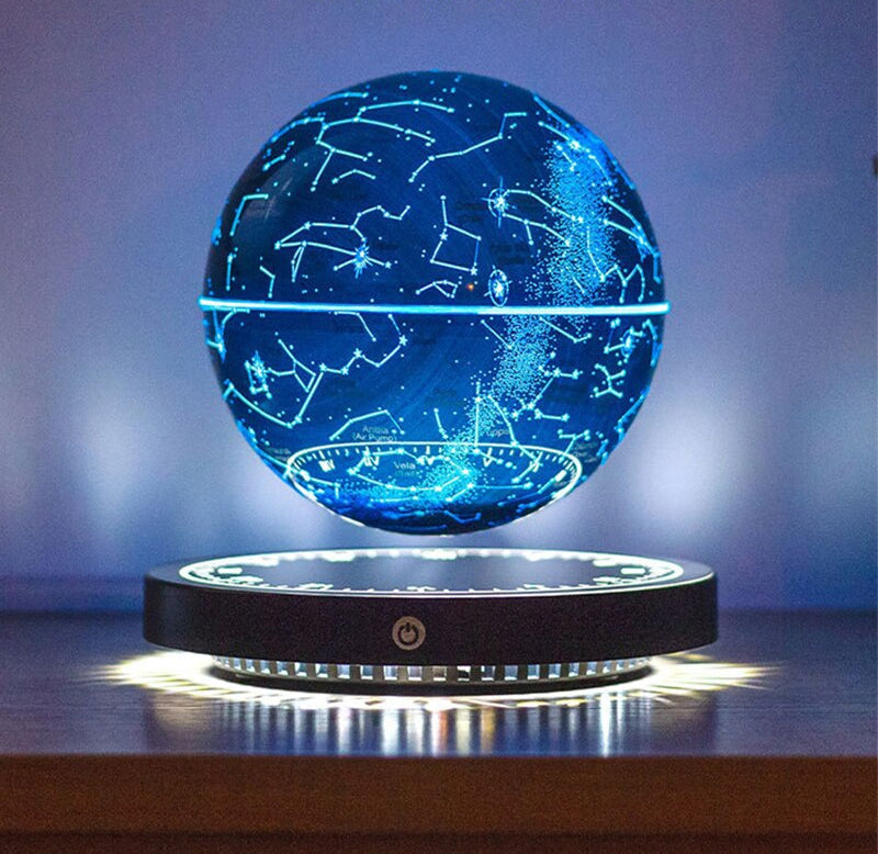 SkyOrbit Magnetic Levitation Constellation Lamp - 360° Rotating Star Map