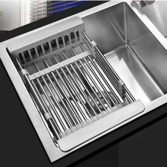 SlimDry - Adjustable Multifunctional Dish Rack for Effortless Drying