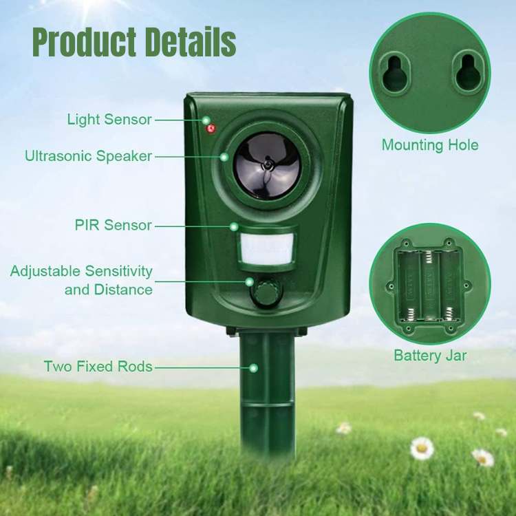Smart Ultrasonic Cat Repeller with PIR Motion Sensor 3