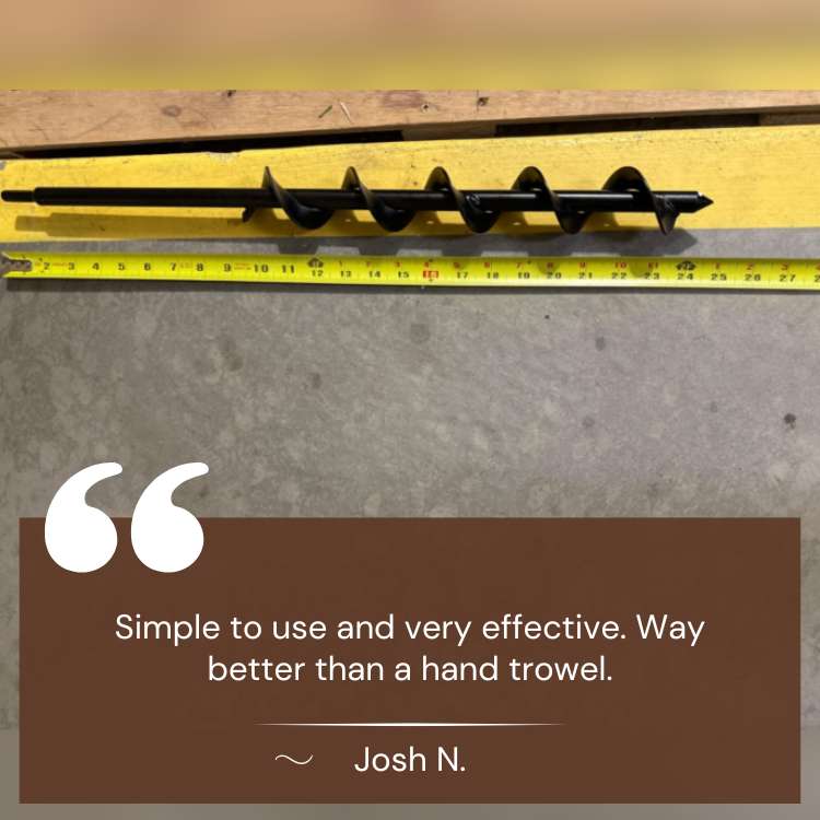 SoilBuster Garden Auger Drill Bit 6