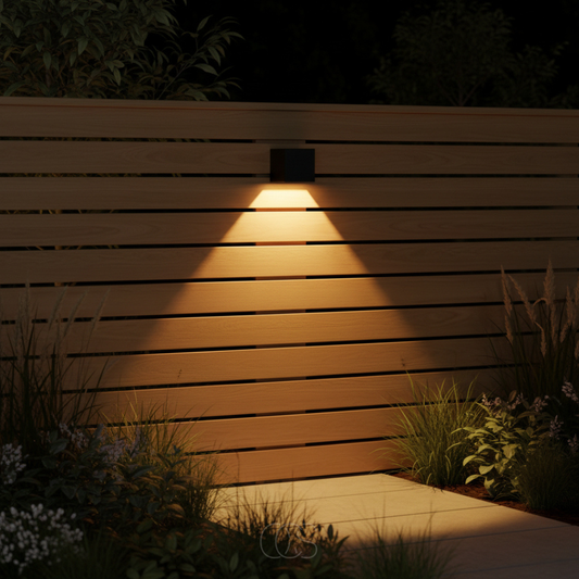 Solar Garden Lights - Wireless LED Outdoor Wall Lamp for Ambiance