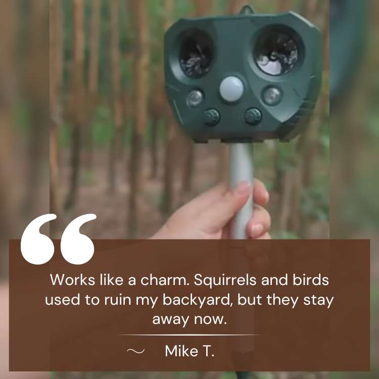 Solar-Powered Ultrasonic Bird and Pest Repeller 7