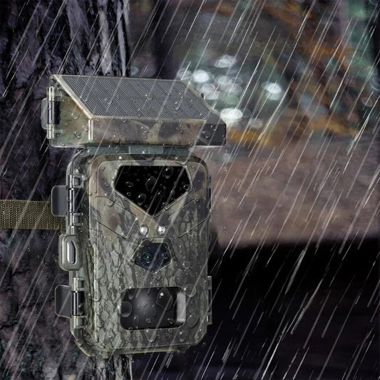 Solar Wildlife Camera - 20MP Trail Camera with Night Vision