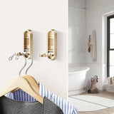 Space-Saving Foldable Wall Hook - Zinc Alloy Coat Hooks for Wall, 18kg Capacity