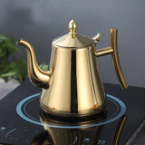 Stainless Steel Electric Kettle with Built-in Filter & Rapid Heating