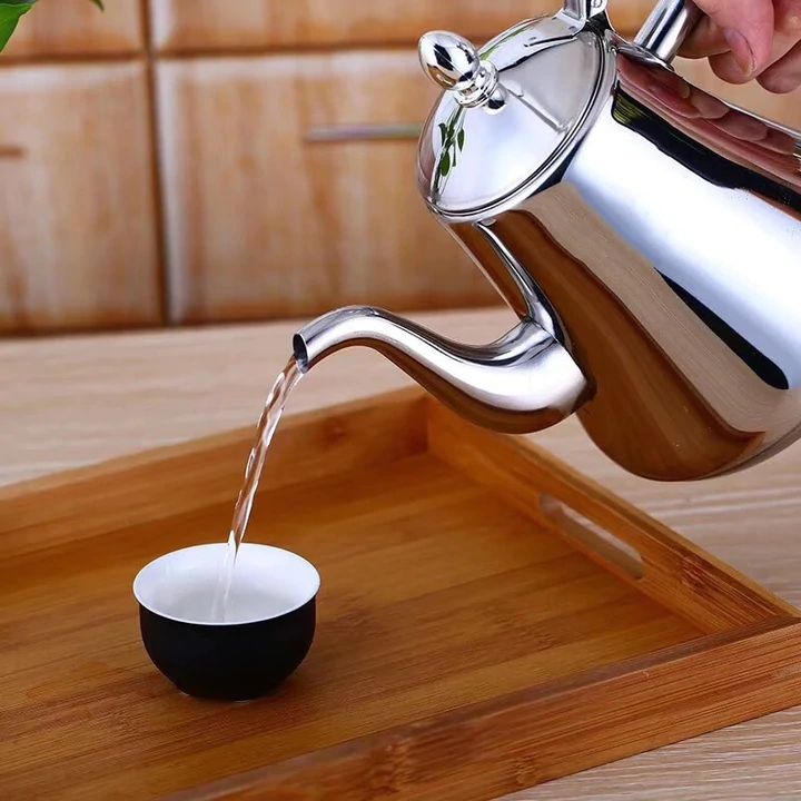 Stainless Steel Electric Kettle with Built-in Filter & Rapid Heating