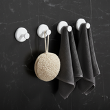 Strong Suction Cup Hooks 4-Pack - Bathroom & Kitchen Organizers