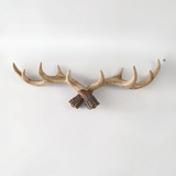 Stylish Antler Wall Mounted Coat Rack with Multiple Hooks
