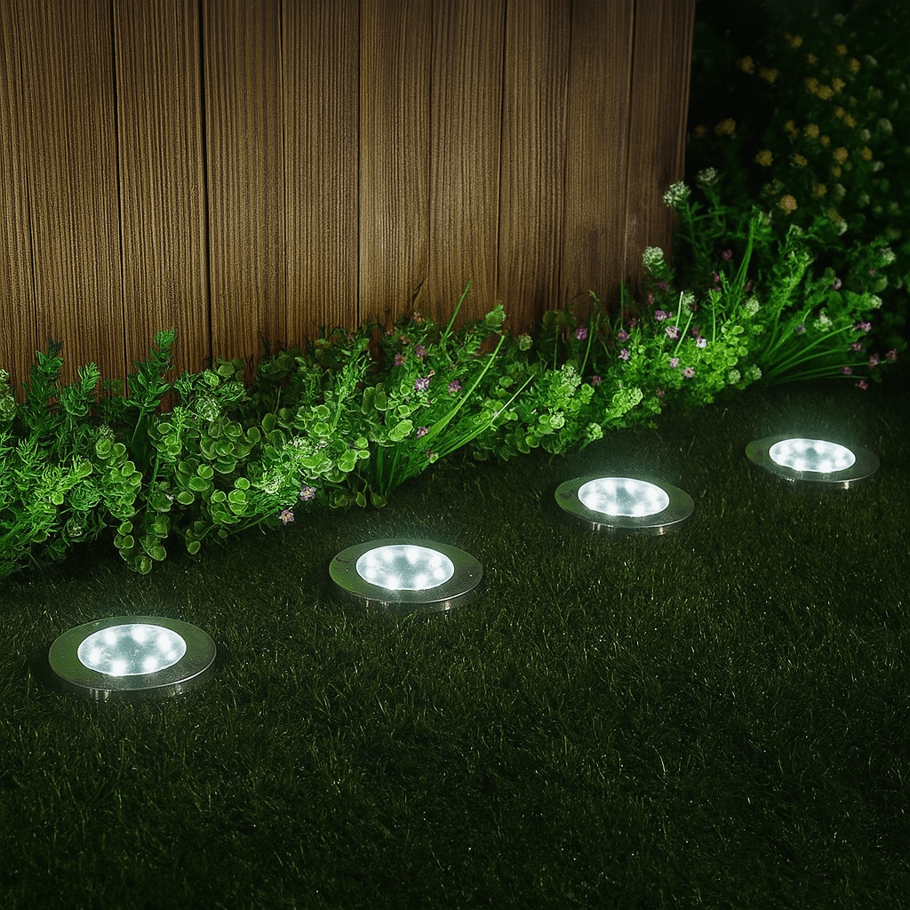 SunBeam Solar Garden Path Lights with Rust-Proof Steel 7