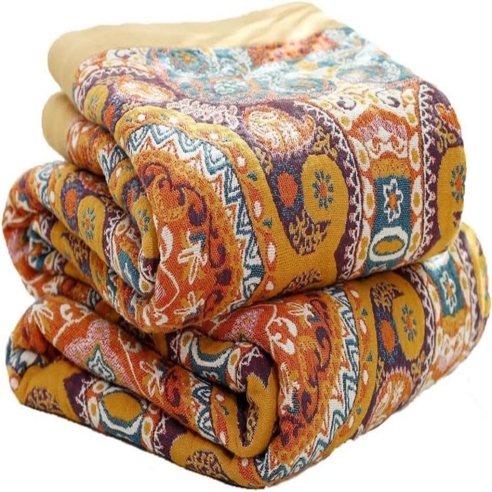 Sunrise Boho - Reversible Cooling Blanket for Comfortable Sleep
