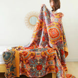 Sunrise Boho - Reversible Cooling Blanket for Comfortable Sleep