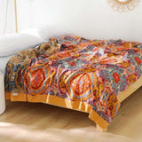 Sunrise Boho - Reversible Cooling Blanket for Comfortable Sleep