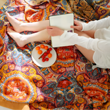 Sunrise Boho - Reversible Cooling Blanket for Comfortable Sleep
