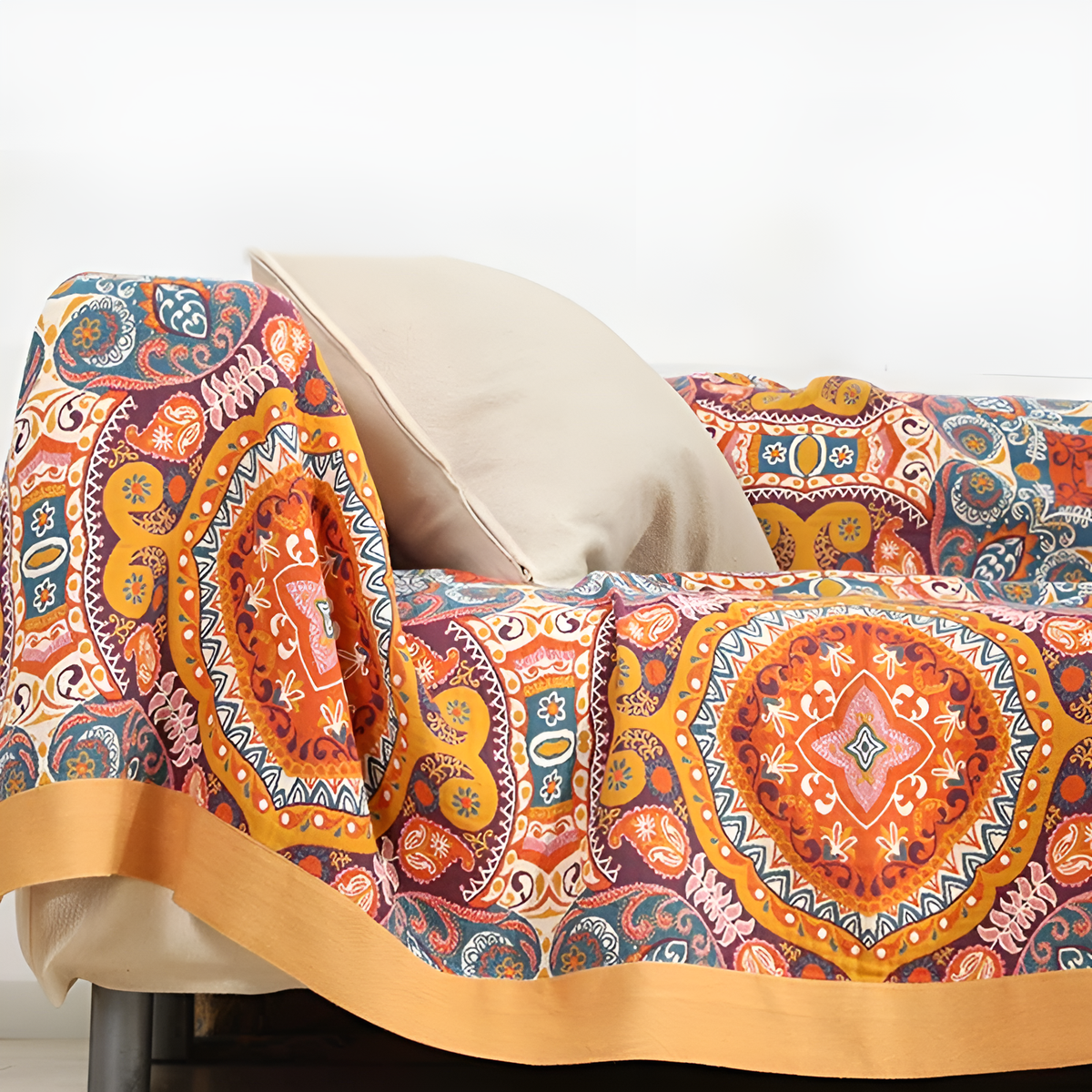 Sunrise Boho - Reversible Cooling Blanket for Comfortable Sleep
