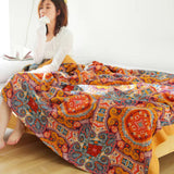Sunrise Boho - Reversible Cooling Blanket for Comfortable Sleep