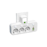 Surge Protector Power Strip with 3-4 Sockets & USB Ports