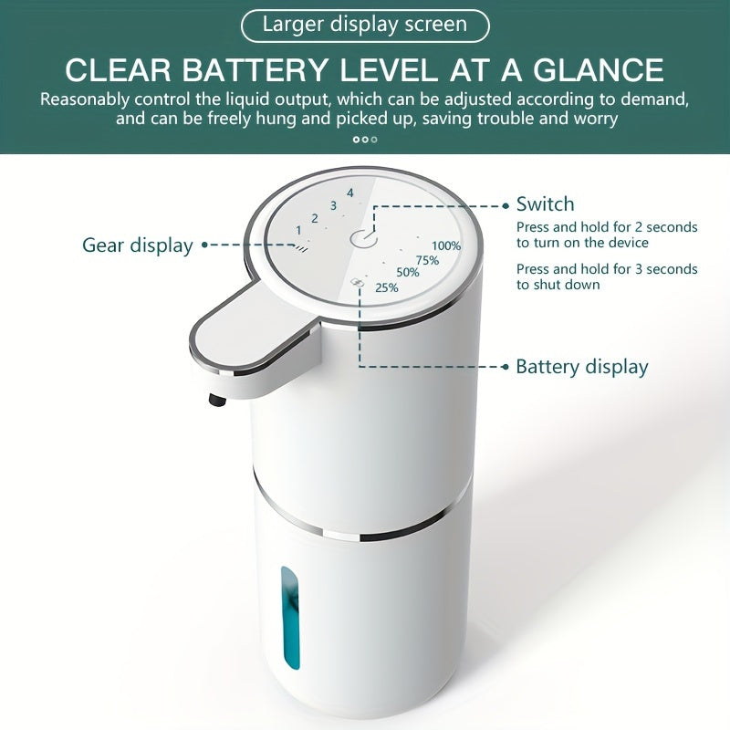 Touchless Automatic Foam Soap Dispenser with USB Charging 8