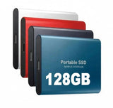 Ultra-Fast 128GB Portable External SSD Drive - Compact & Durable