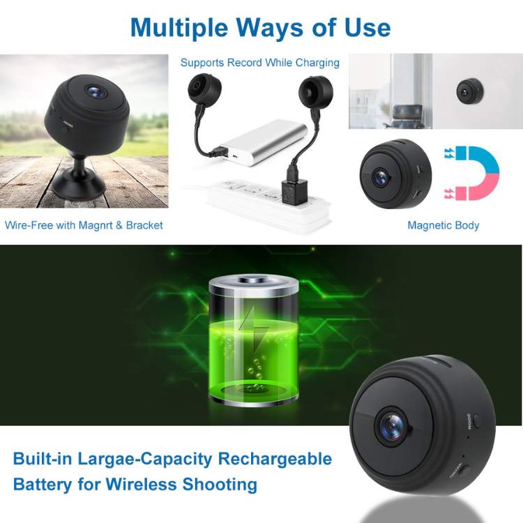 Ultra-Compact 1080p HD Security Camera with Night Vision 2