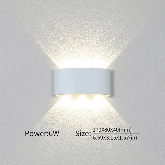 Versatile LED Wall Light - Modern Outdoor Wall Sconce, Waterproof, Energy-Efficient