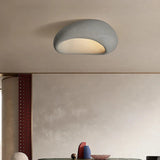 Wabi-Sabi Minimalist Flush Mount Ceiling Light Fixture - LED Design for Modern Spaces
