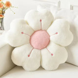 Whimsical Flower-Shaped Throw Pillow - Ultra Soft Decorative Couch Accent