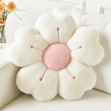 Whimsical Flower-Shaped Throw Pillow - Ultra Soft Decorative Couch Accent