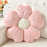 Whimsical Flower-Shaped Throw Pillow - Ultra Soft Decorative Couch Accent