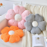 Whimsical Flower-Shaped Throw Pillow - Ultra Soft Decorative Couch Accent