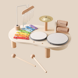 Wooden Music Table - Multi-Instrument Musical Toys for Kids