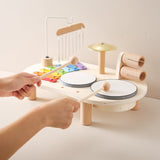Wooden Music Table - Multi-Instrument Musical Toys for Kids