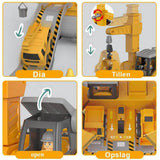 Young Builders - Educational Excavator Playset for Kids