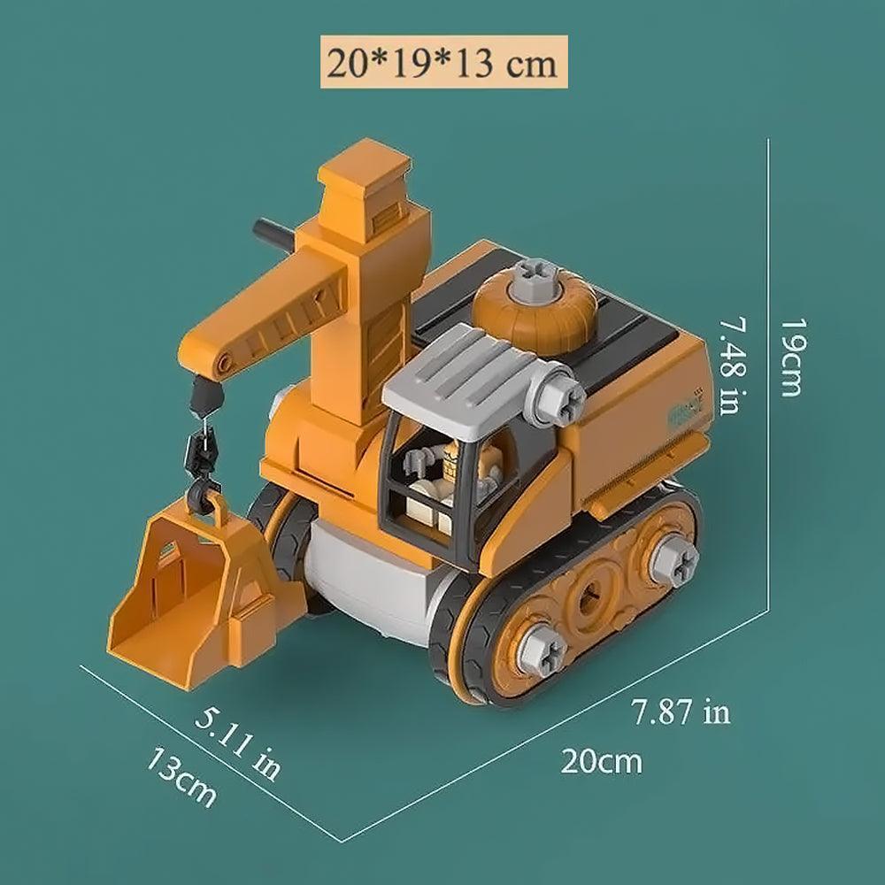 Young Builders - Educational Excavator Playset for Kids