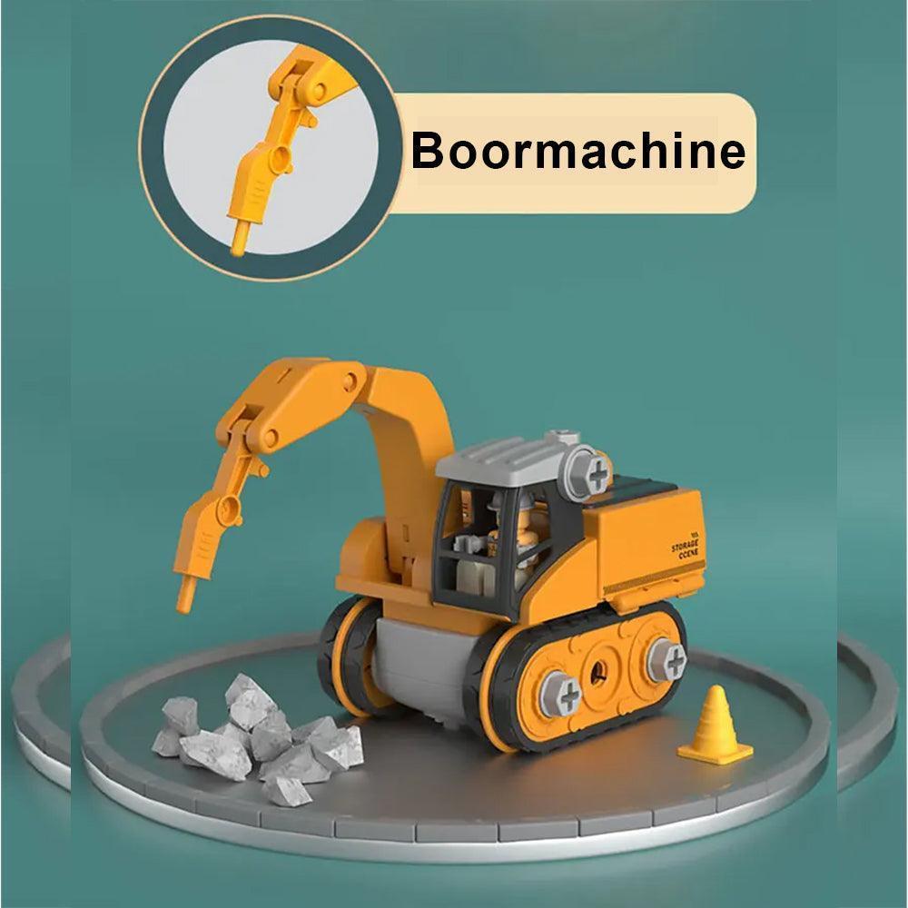 Young Builders - Educational Excavator Playset for Kids