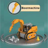 Young Builders - Educational Excavator Playset for Kids