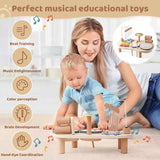 MusicMakers Wooden Kids Instrument Set 4